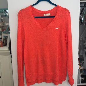 Orange Hollister Sweater